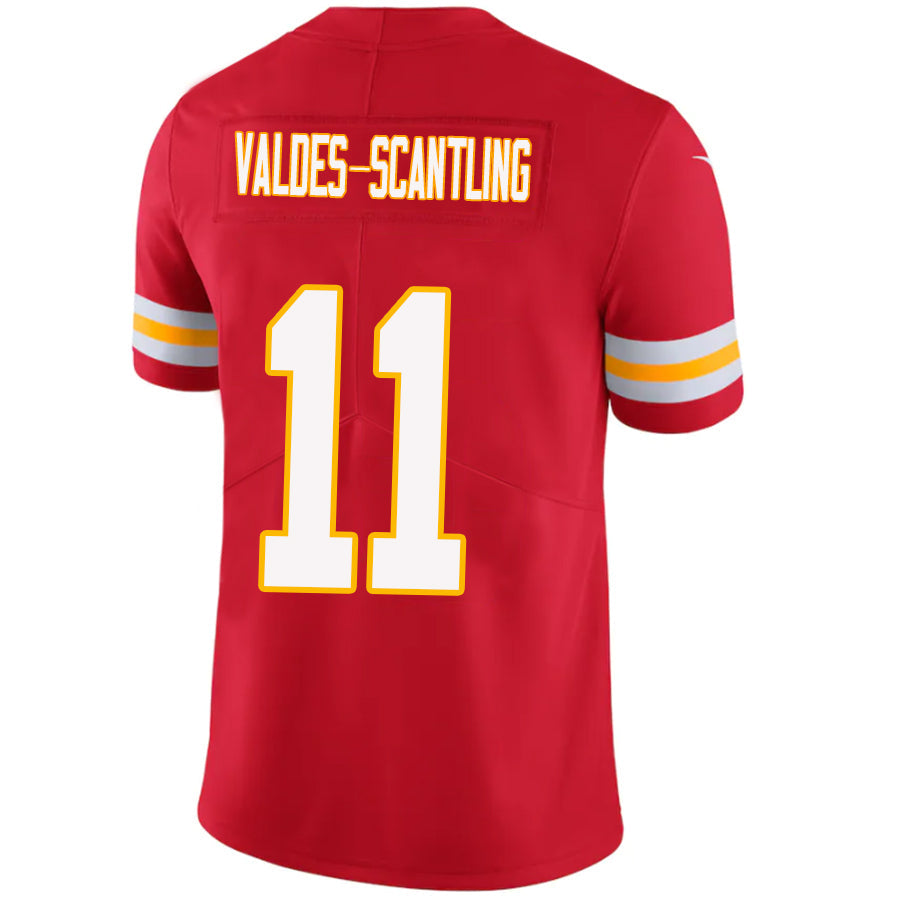 Custom #11 Red KC Football Shirt Top