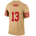 Custom #13 Gold SF Football Shirt Top