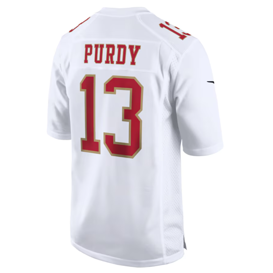 Custom #13 White SF Football Shirt Top