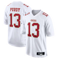 Custom #13 White SF Football Shirt Top