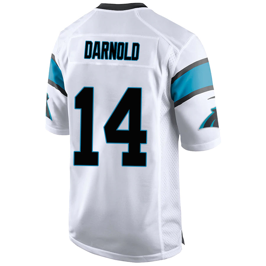 Custom #14 White CAR Football Shirt Top