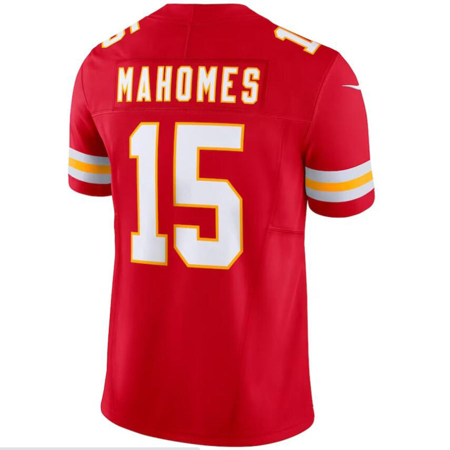 Custom #15 Red KC Football Shirt Top