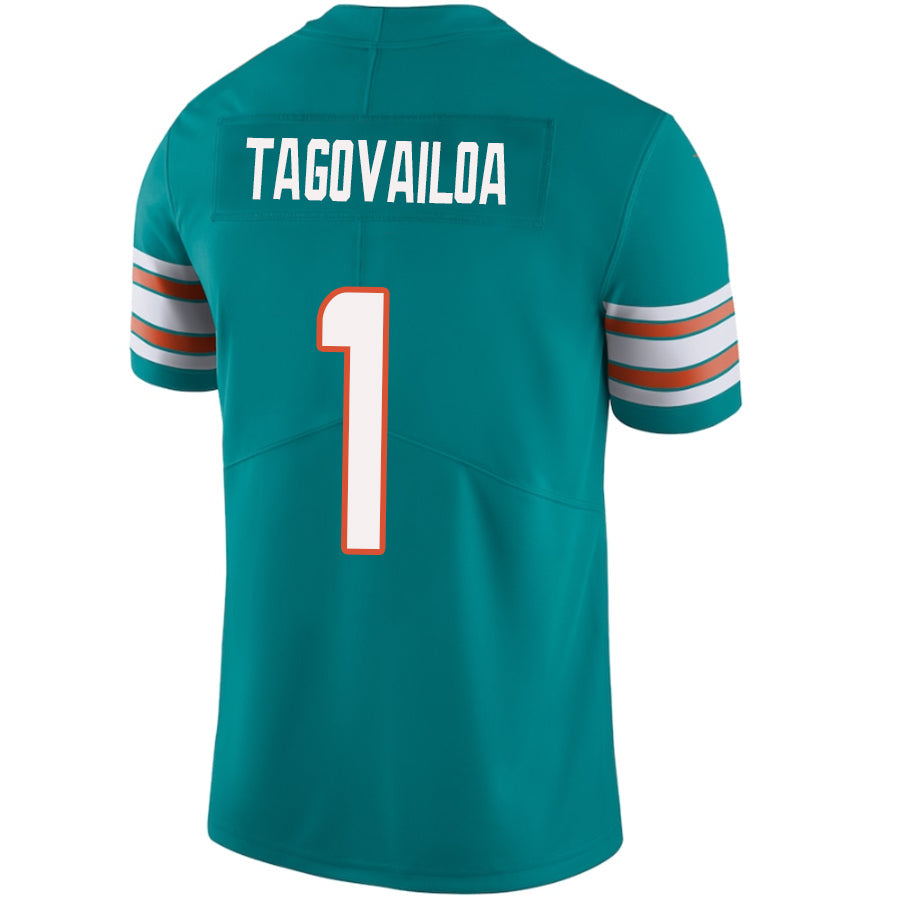 Custom #1 Green MIA Football Shirt Top