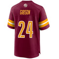 W.Commanders #24 Antonio Gibson Burgundy Stitched Player Vapor Game Football Jerseys