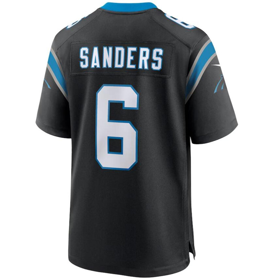 Custom #6 Black CAR Football Shirt Top