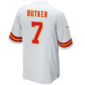 Custom #7 White KC Football Shirt Top