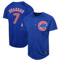 Custom #7 Royal CHC Baseball Shirt Top
