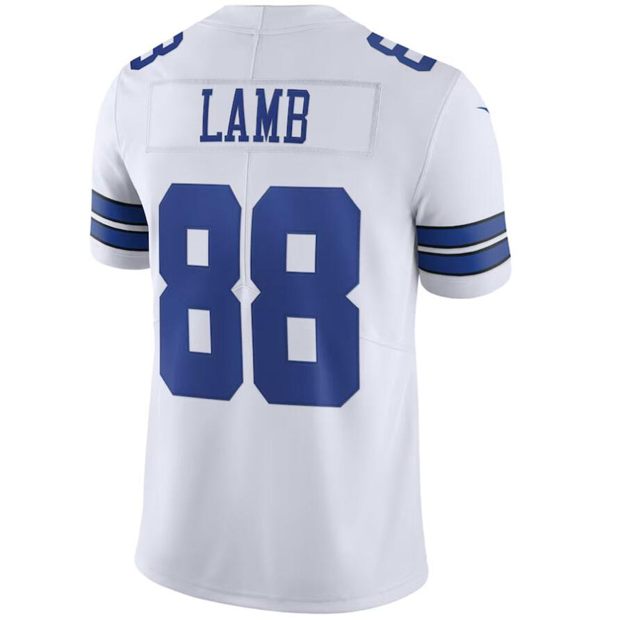 Custom #88 White DAL Football Shirt Top