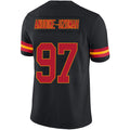 Custom #97 Black KC Football Shirt Top