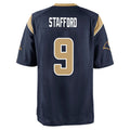 Custom #9 Navy LAR Football Shirt Top