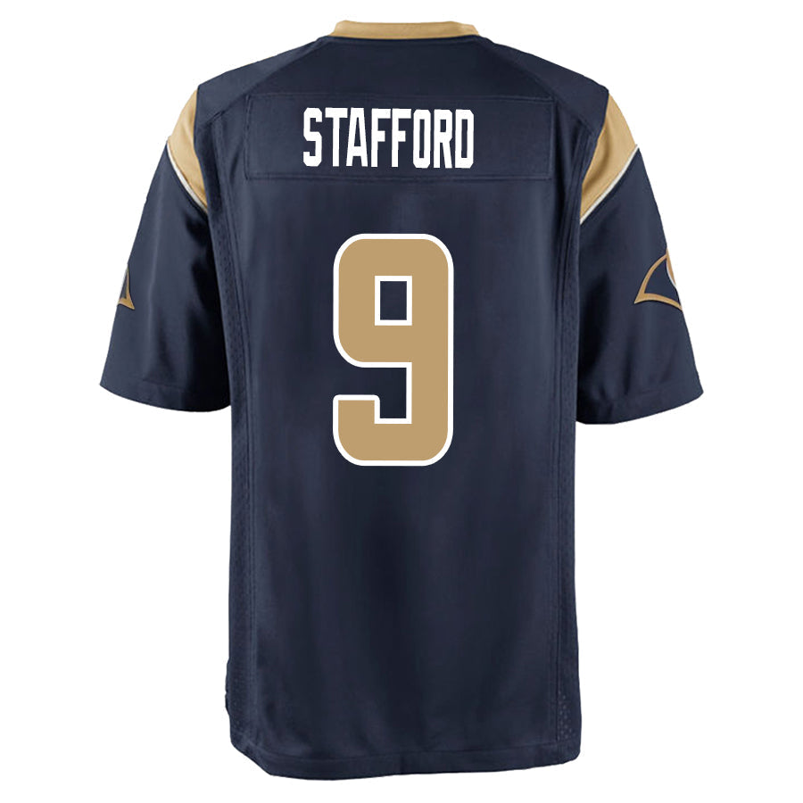Custom #9 Navy LAR Football Shirt Top