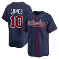Custom #10 Navy ATL Baseball Shirt Top