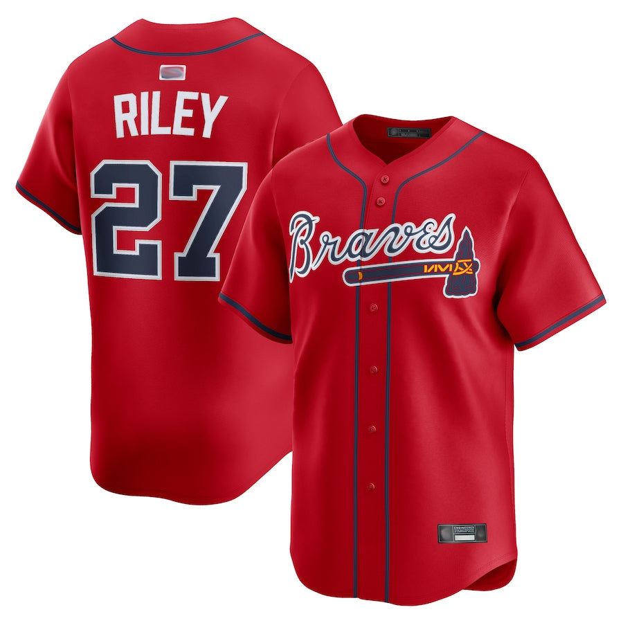Custom #27 Red ATL Baseball Shirt Top