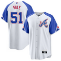 Custom #51 City Connect ATL Baseball Shirt Top