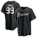 Custom #99 Black ATL Baseball Shirt Top