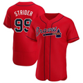 Custom #99 Red ATL Baseball Shirt Top