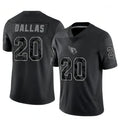 Custom #20 Black ARI Football Shirt Top