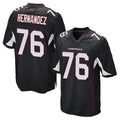 Custom #76 Black ARI Football Shirt Top