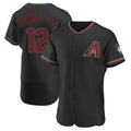 Custom #12 Black ARI Baseball Shirt Top