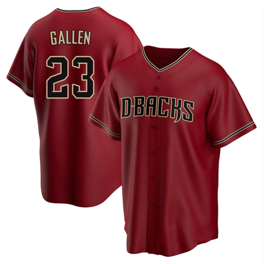 Custom #23 Red ARI Baseball Shirt Top