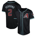 Custom #2 Black ARI Baseball Shirt Top