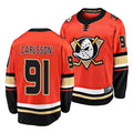 Custom #91 Orange ANA Hockey Shirt Top