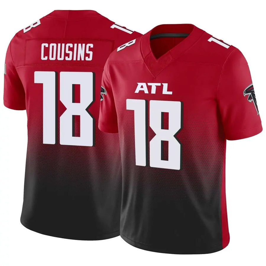 Custom #18 Red ATL Football Shirt Top