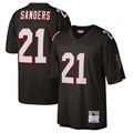 Custom #21 Black 1992 ATL Football Shirt Top