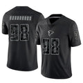 Custom #98 Black ATL Football Shirt Top