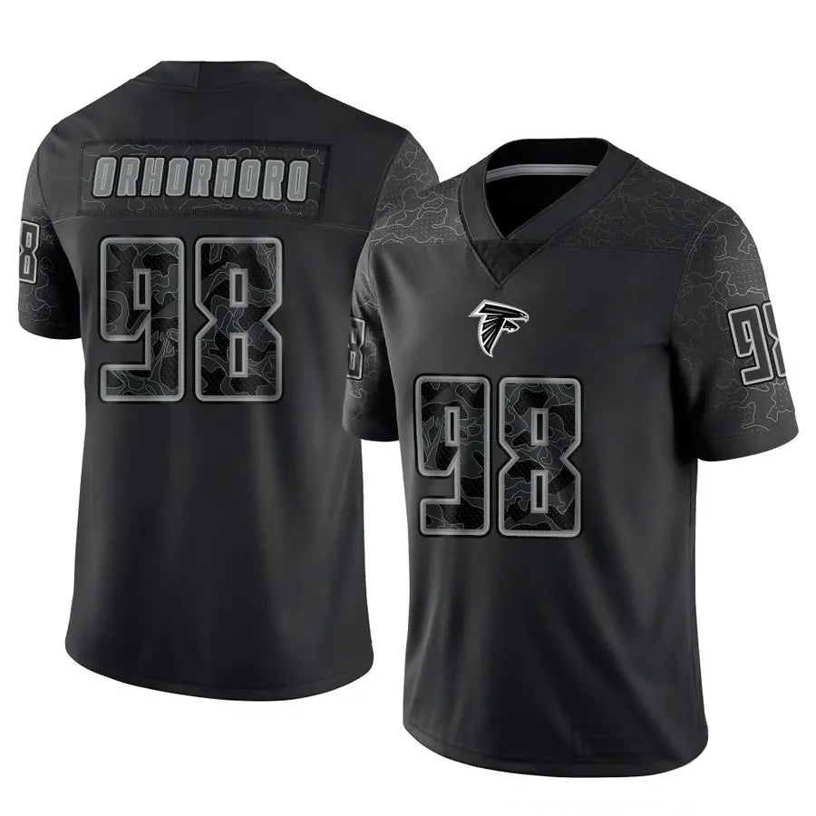 Custom #98 Black ATL Football Shirt Top