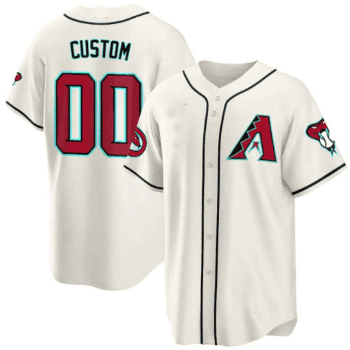 Custom A.Diamondbacks Cool Base Game Jersey 篓C All Stitched Baseball Jerseys