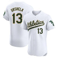 Custom #13 White OAK Baseball Shirt Top