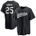 Custom #25 Black OAK Baseball Shirt Top