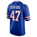 Custom #47 Royal BUF Football Shirt Top