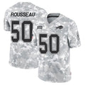 B.Bills #50 Gregory Rousseau Player Arctic Camo Salute to Service Limited Football Jerseys