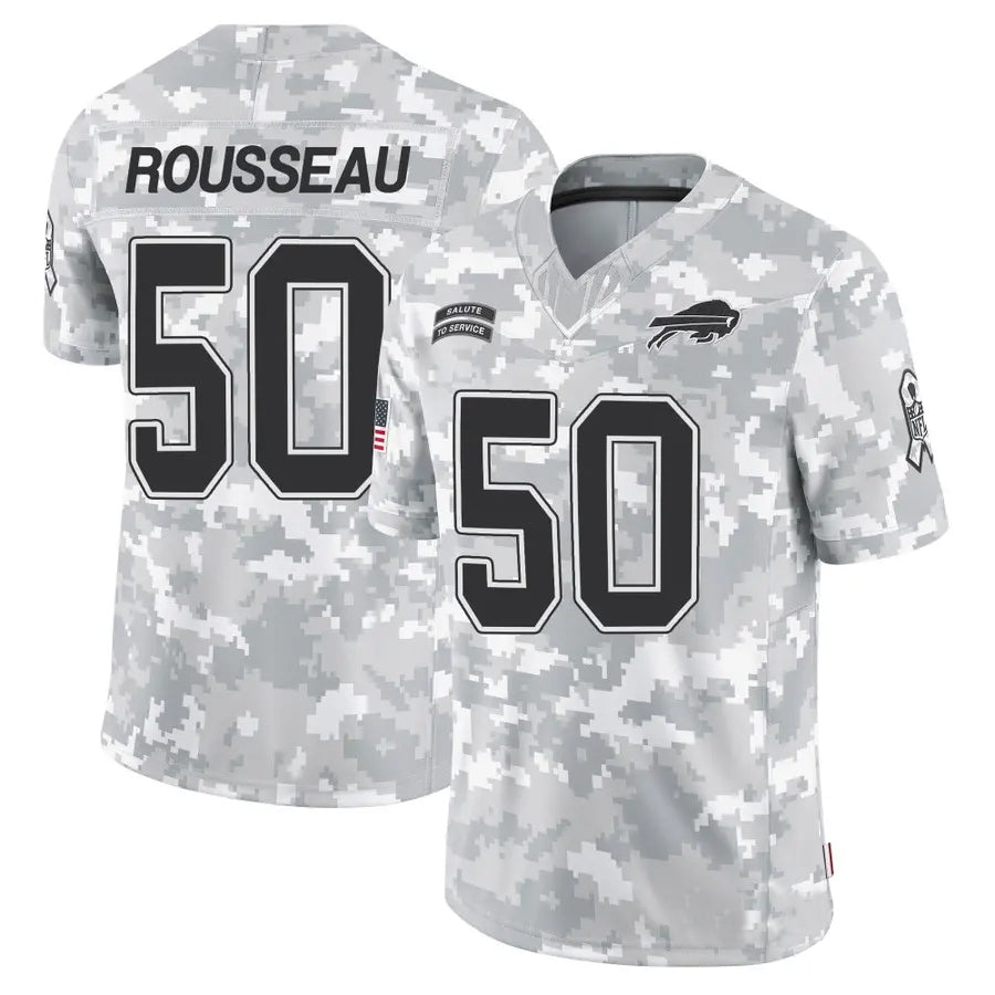 Custom #50 BUF Football Shirt Top