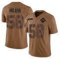 Custom #58 Brown BUF Football Shirt Top