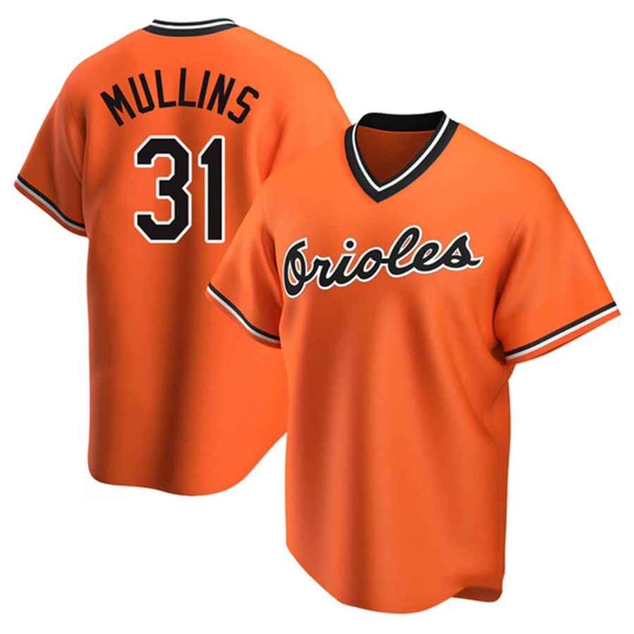 Custom #31 Orange BAL Baseball Shirt Top
