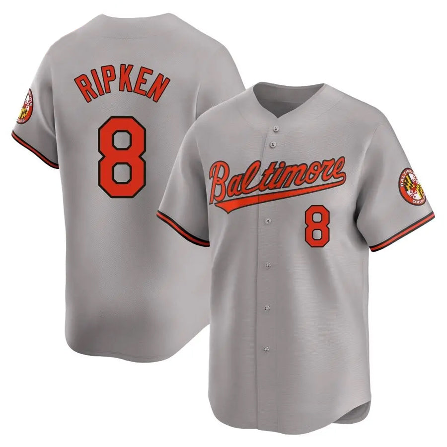 Custom #8 Gray BAL Baseball Shirt Top