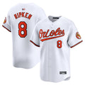 Custom #8 White BAL Baseball Shirt Top