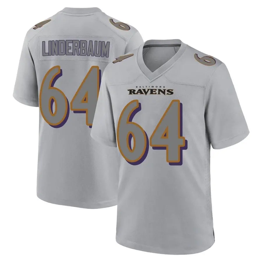 Custom #64 Gray BAL Football Shirt Top