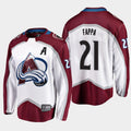 Custom #21 White COL Hockey Shirt Top