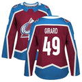 Custom #49 Burgundy COL Hockey Shirt Top