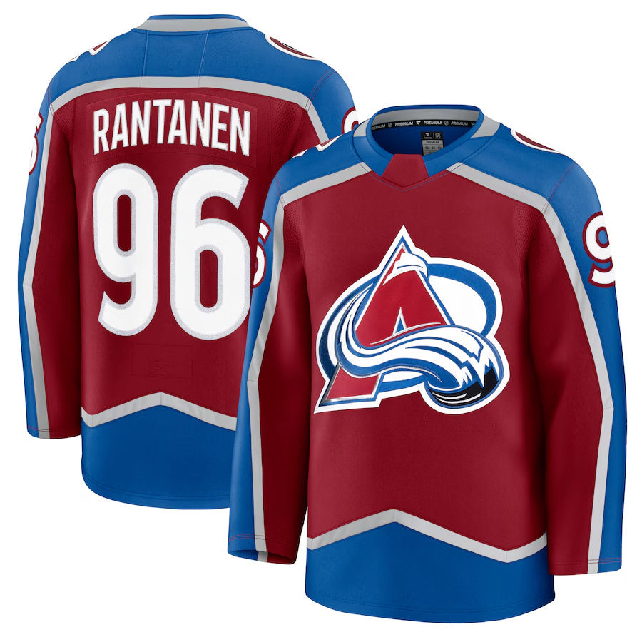 Custom #96 Burgundy COL Hockey Shirt Top