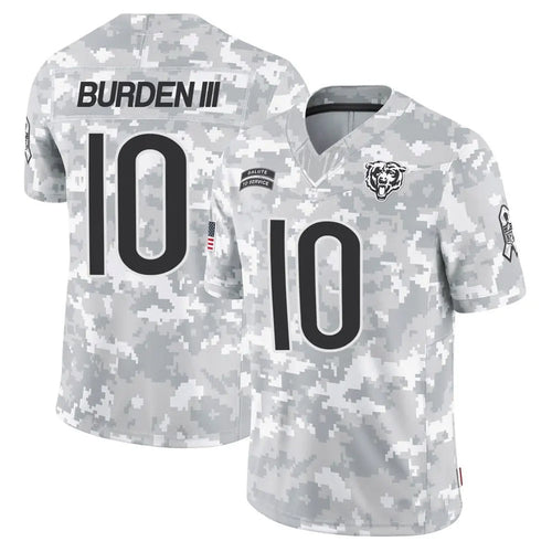 Custom #10 CHI Football Shirt Top