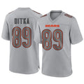Custom #89 Gray CHI Football Shirt Top