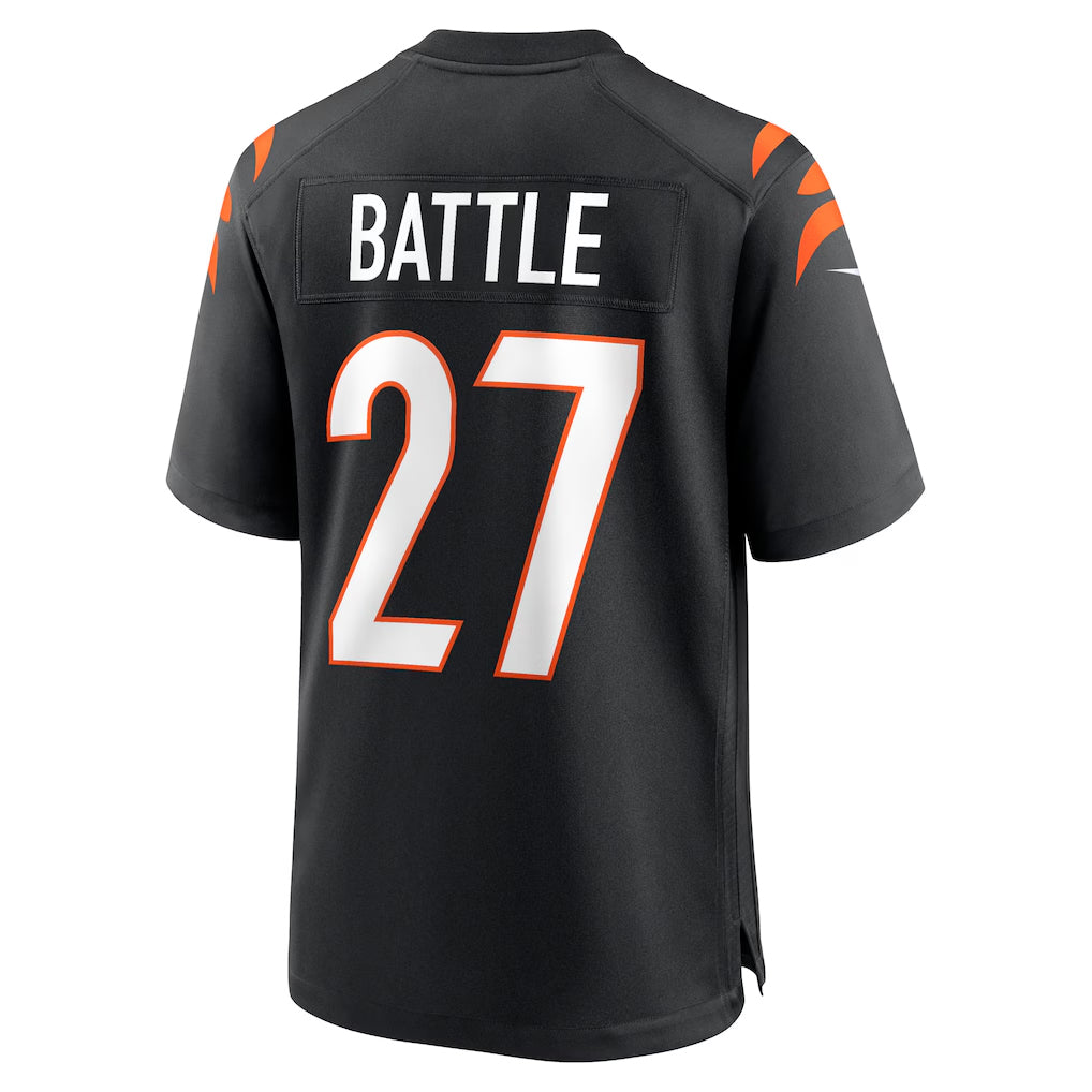Custom #27 Black CIN Football Shirt Top