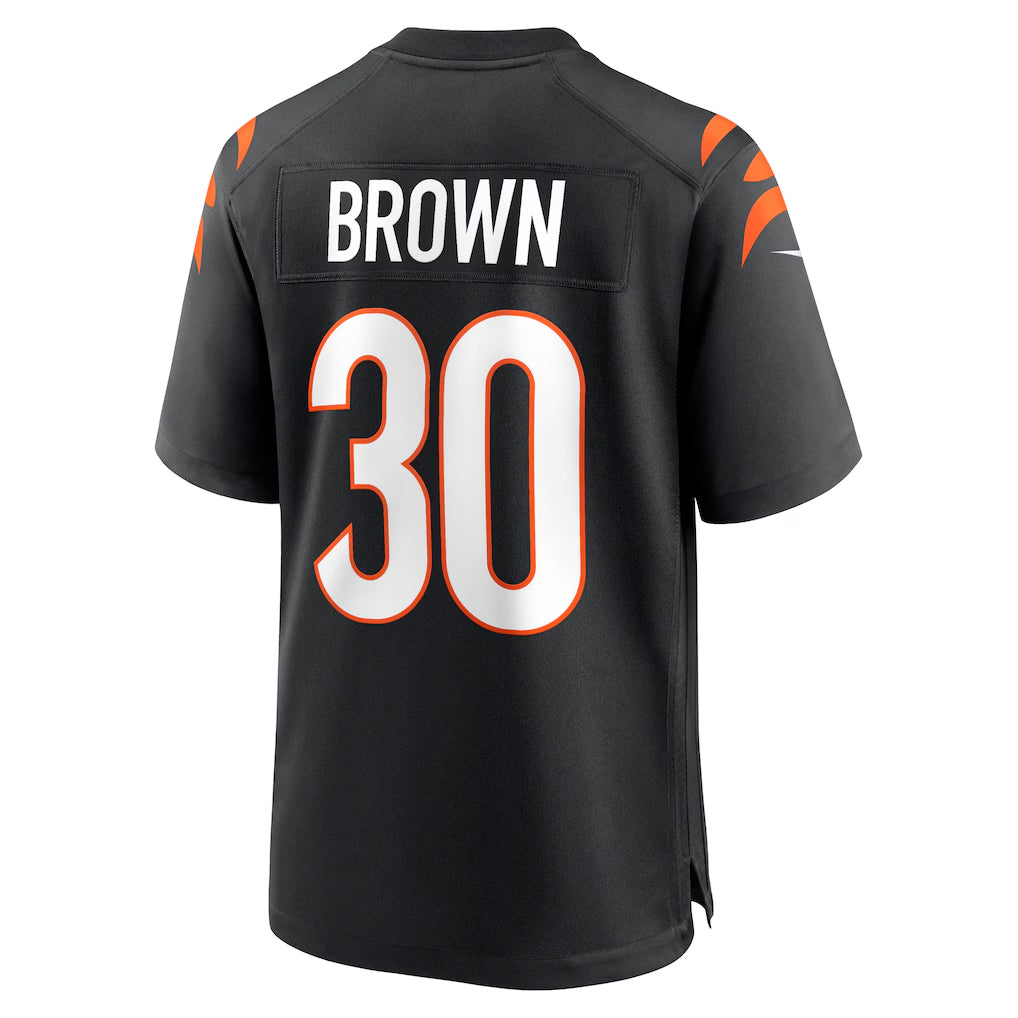 Custom #30 Black CIN Football Shirt Top
