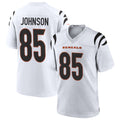 Custom #85 White CIN Football Shirt Top