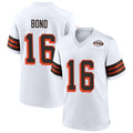 Custom #16 White 1946 CLE Football Shirt Top